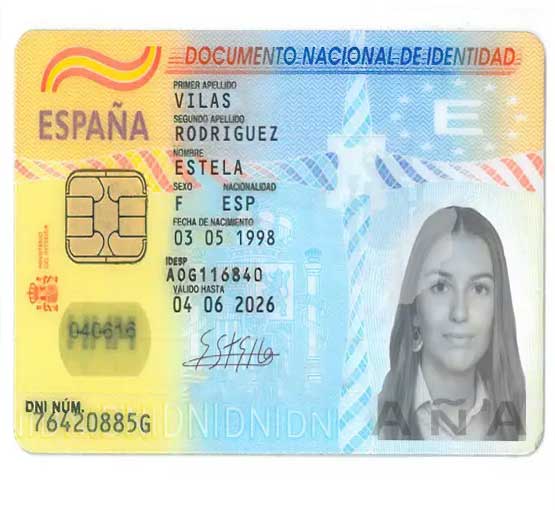 Spanish ID Card for Sale