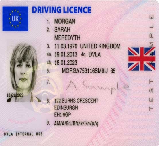 Buy British Driver License Online
