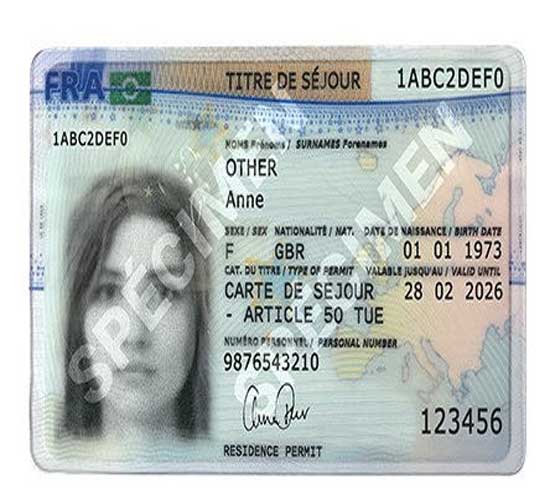 Buy French Residence Permit Online