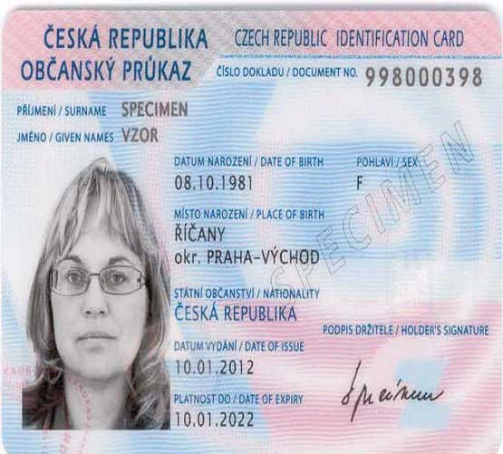 Real and Fake European Residence Permit
